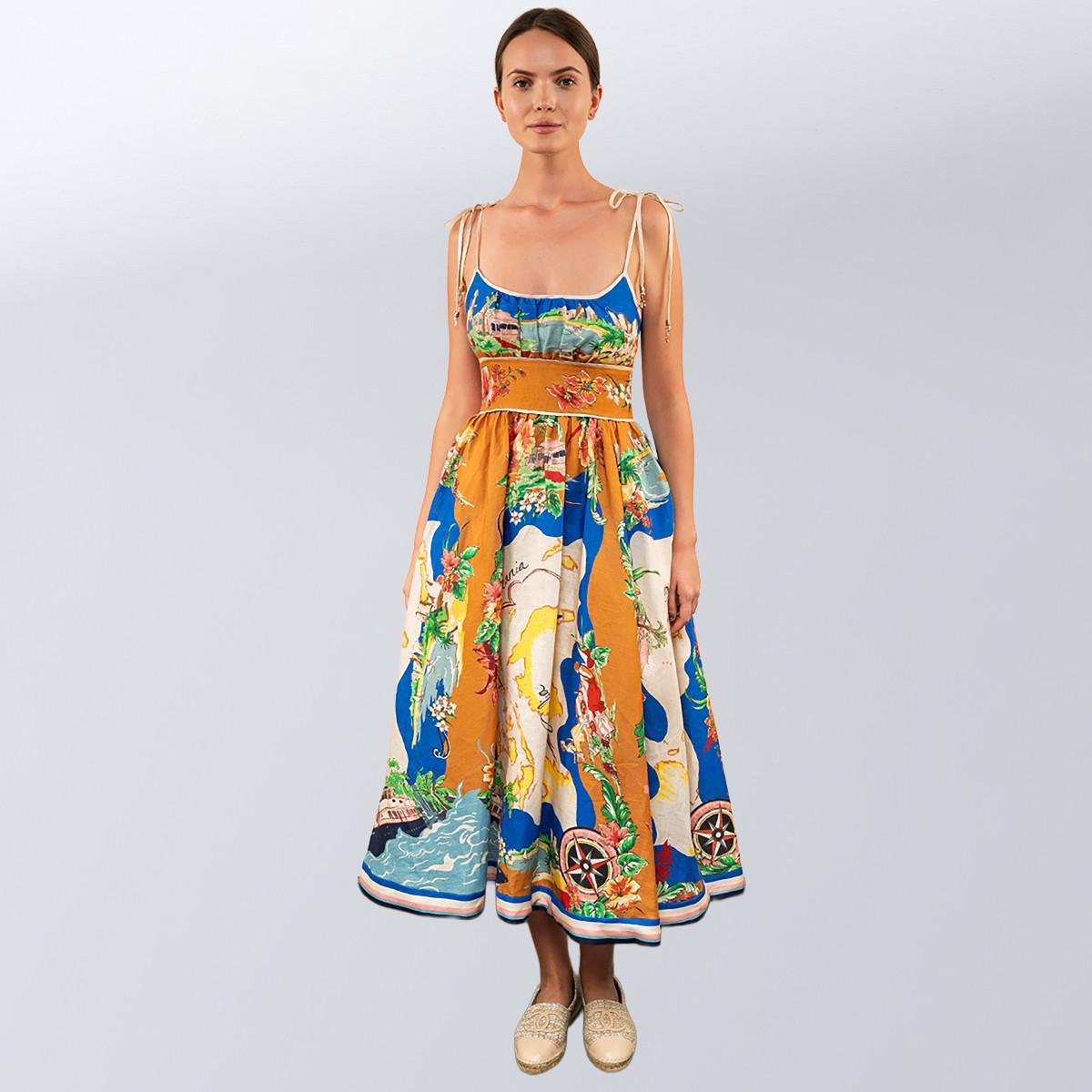 Сарафан жіночий повсякденний Zimmermann S Різнокольоровий (2797308632)