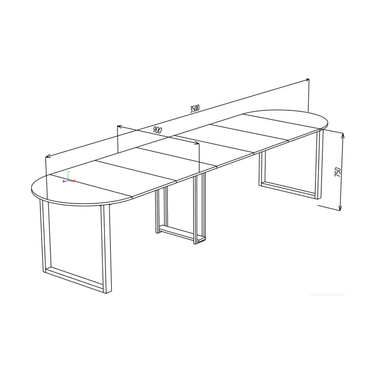 Стол кухонный LONG ПВХ УТП019242 раздвижной 3,5 м Loft Белая аляска/Белый мет - фото 3 Стол кухонный LONG ПВХ УТП019242 раздвижной 3,5 м Loft Белая аляска/Белый мет - фото 3