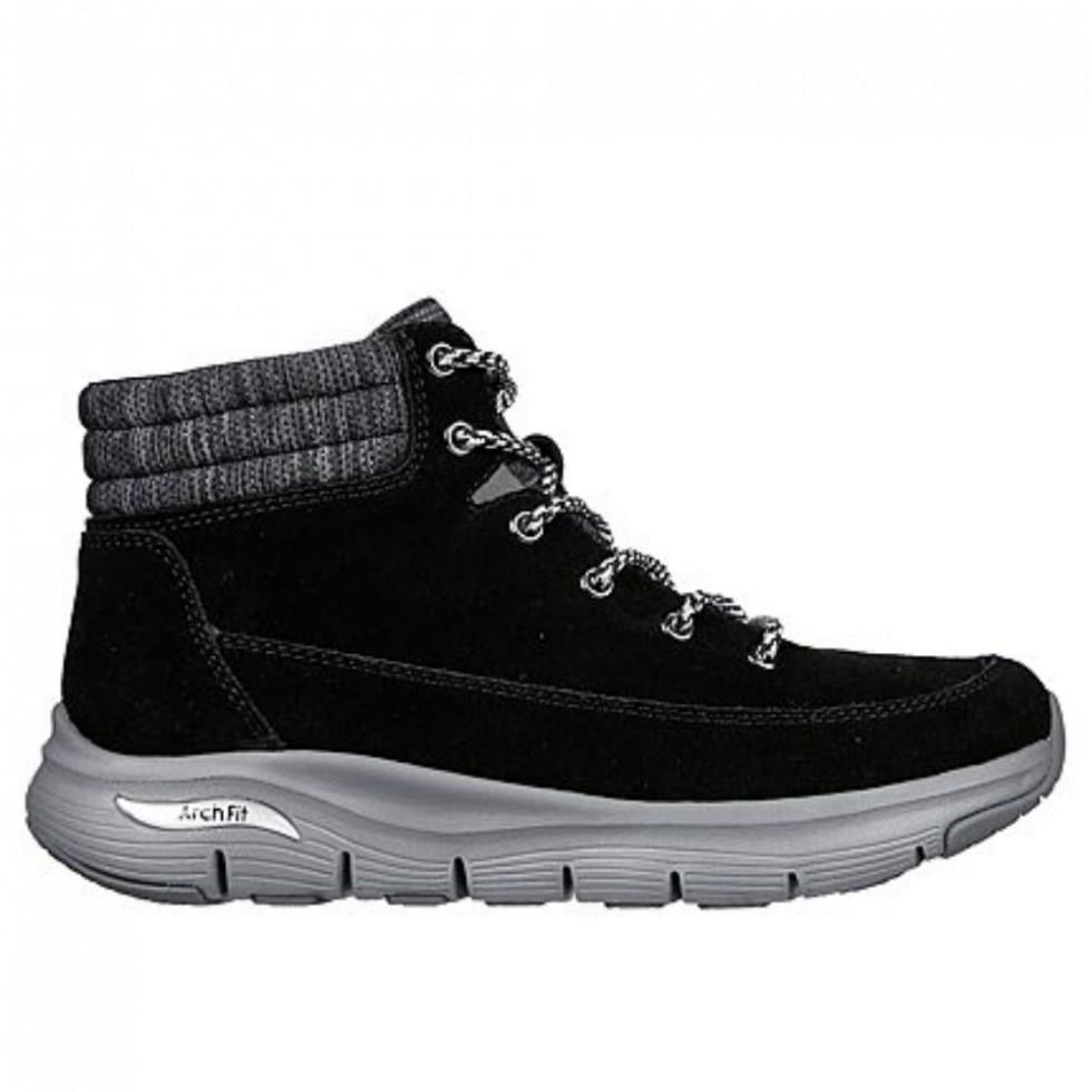 Ботинки женские Skechers Arch Fit Smooth Comfy Chill 167373 BLK р. 40