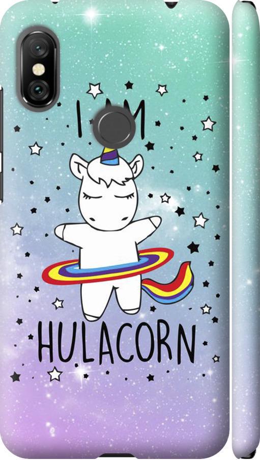 Чехол на Xiaomi Redmi Note 6 Pro I'm hulacorn (3976m-1551-42517)