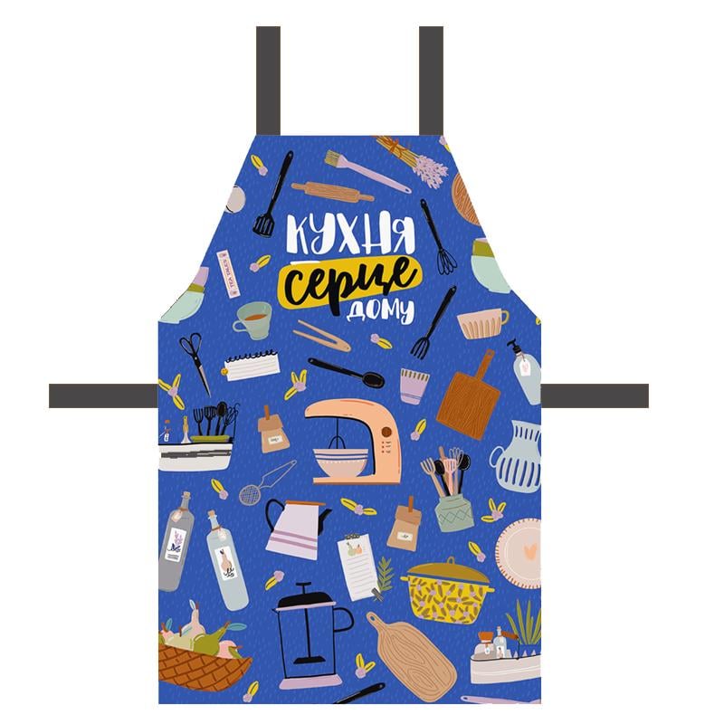 Фартук полноцветный Сolorful "Кухня серце дому" 75х51 см (FRTC_21M006) Фартук полноцветный Сolorful "Кухня серце дому" 75х51 см (FRTC_21M006)
