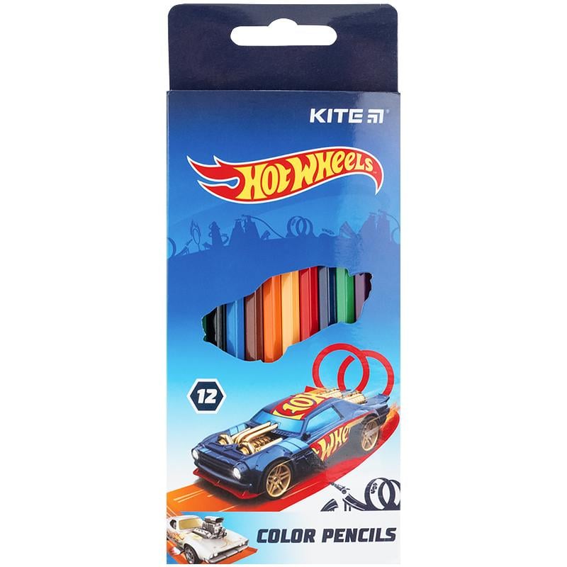 Карандаши цветные Hot Wheels HW21-05 12 шт.
