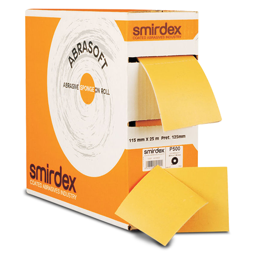 Подушка абразивная Smirdex Abrasoft P800 115x125 мм 25 м