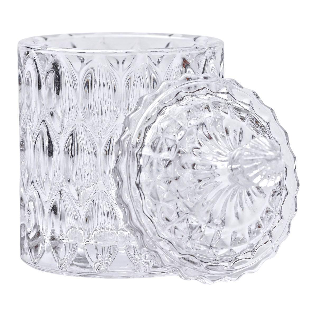 Цукорниця з кришкою кругла скляна Ø 7,5 см (HP-4-102) - фото 3 Цукорниця з кришкою кругла скляна Ø 7,5 см (HP-4-102) - фото 3