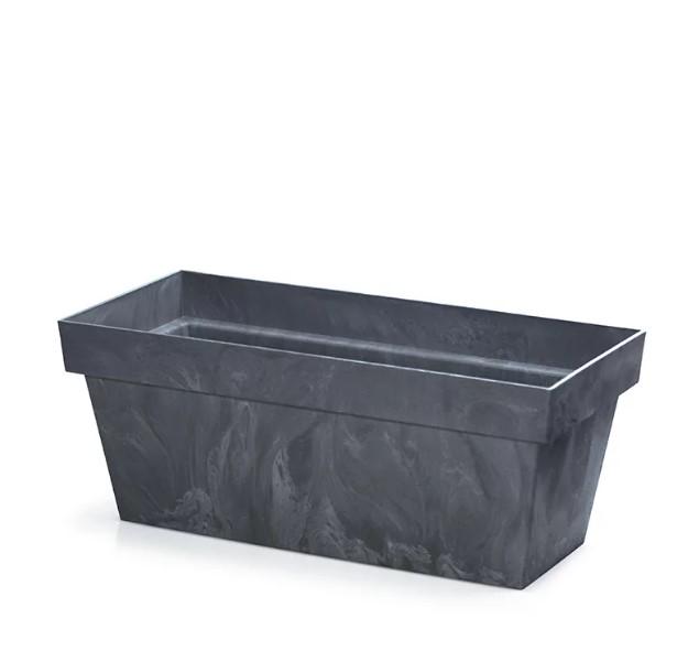 Ящик балконний Prosperplast Cube Case Beton Effect 40 см Антрацитовий мраморный (DCUC400E-S433) - фото 2 Ящик балконний Prosperplast Cube Case Beton Effect 40 см Антрацитовий мраморный (DCUC400E-S433) - фото 2