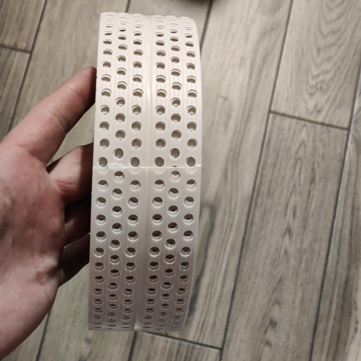 Стрічка для малярських робіт Disfact Premium-Corner Slim кутоформуюча клейка PVC пластик 0,35 мм 30 м Білий (2832) - фото 11