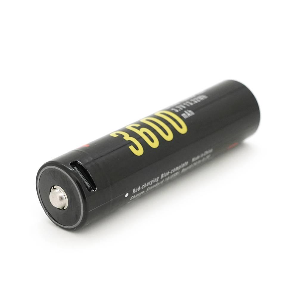 Акумулятор 18650 Li-Ion Soshine 18650USB-3,7-3600 USB-C 3600mAh 4,5A 4,2/3,6/2,75V Black (37209)