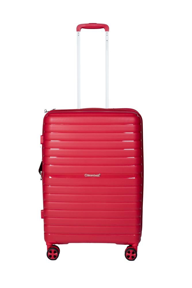 Чемодан средний M Snowball 49203 полипропилен Красный