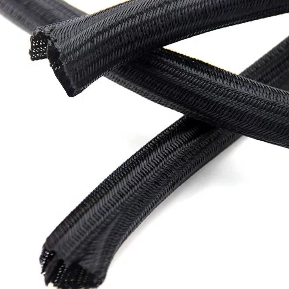 Кабельная плетеная оплетка самозакрывающая JDDTECH SCW-038BK до 40 мм Черный Кабельная плетеная оплетка самозакрывающая JDDTECH SCW-038BK до 40 мм Черный