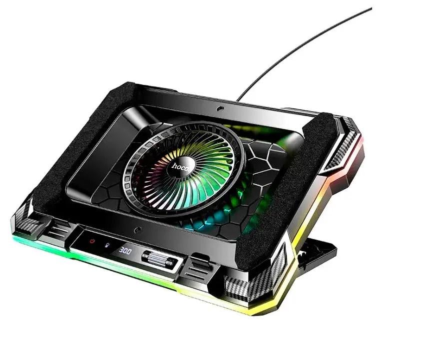 Подставка для ноутбука охлаждающая Hoco DH20 с RGB подсветкой и регулируемым наклоном (137d4ac6)