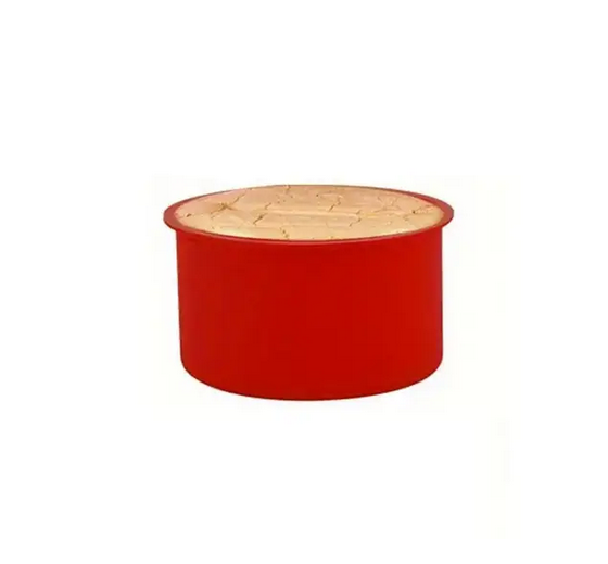 Форма силіконова кругла для випікання 10,3 см Червоний (SAM-8972) - фото 1