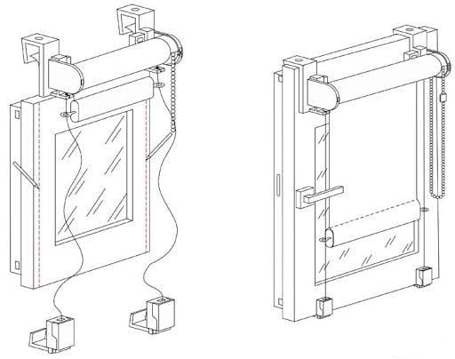 Ролета день-ночь TyulPan с нижним фиксатором 45x170 см Белый (24320666) - фото 14