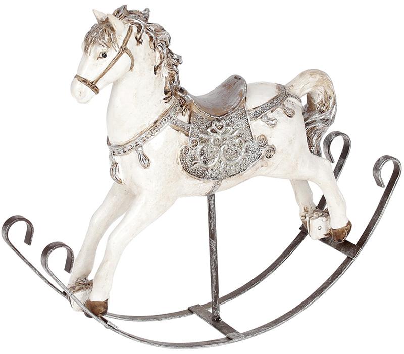 Статуетка-качалка Конячка із замку 25х17х23 см полістоун (BD-218-915)
