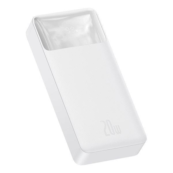 Батарея портативная Powerbank Baseus Bipow PPDML-M02 Digital Baseus Bipow Display 20000 mAh 20W White - фото 5