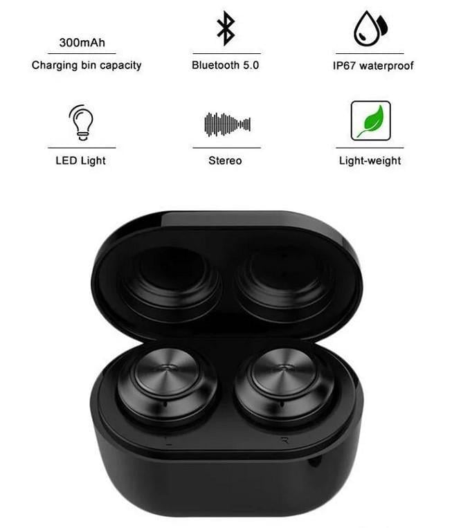 Наушники гарнитура TWS A6 Bluetooth 20 МВт (FG2) - фото 3