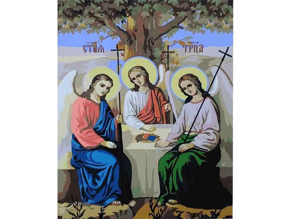 Картина по номерам Strateg Святая Троица 40х50 см (SY6695)