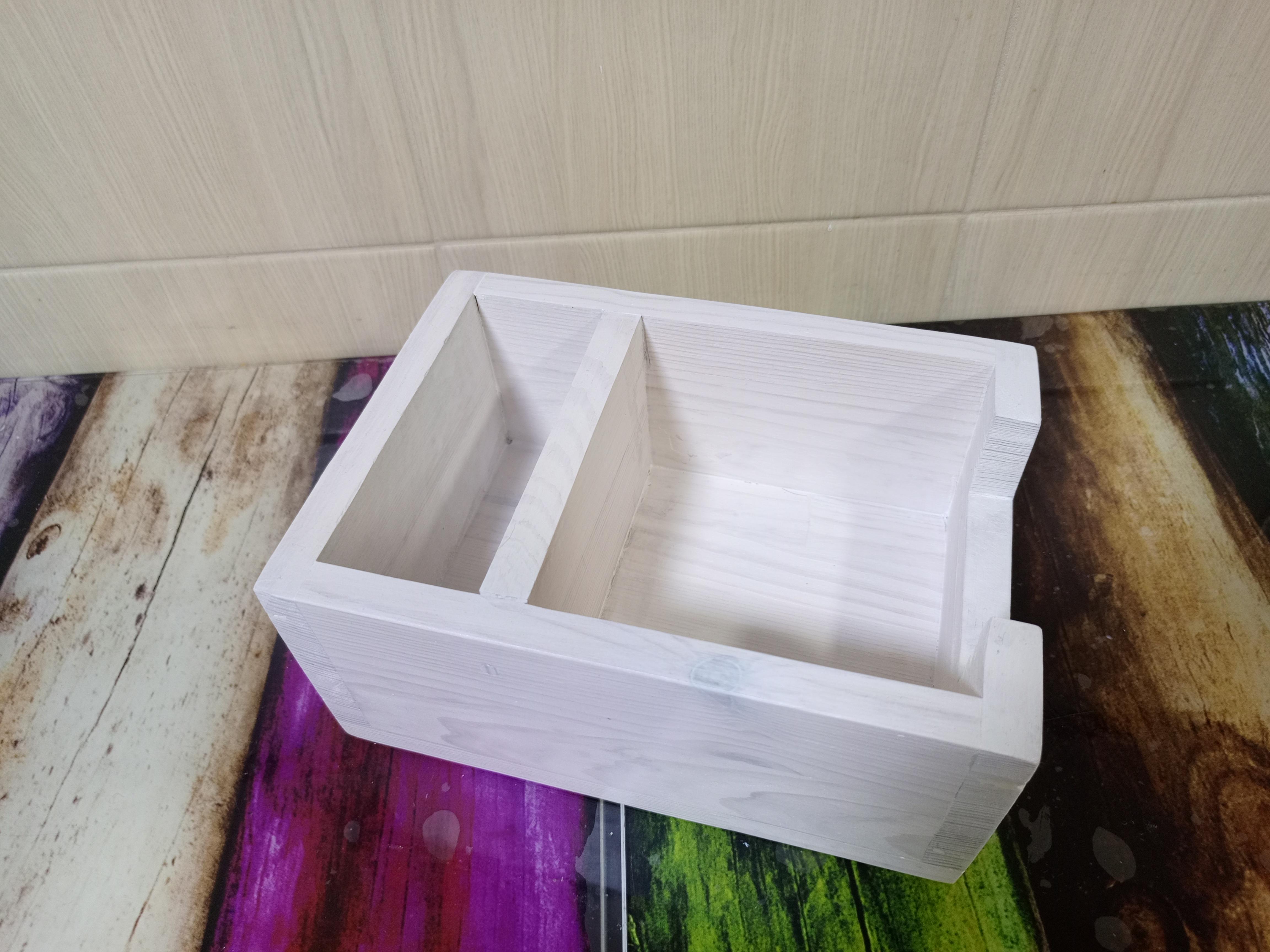 Органайзер-подставка настольный деревянный Белый (мт002) - фото 9 Органайзер-подставка настольный деревянный Белый (мт002) - фото 9