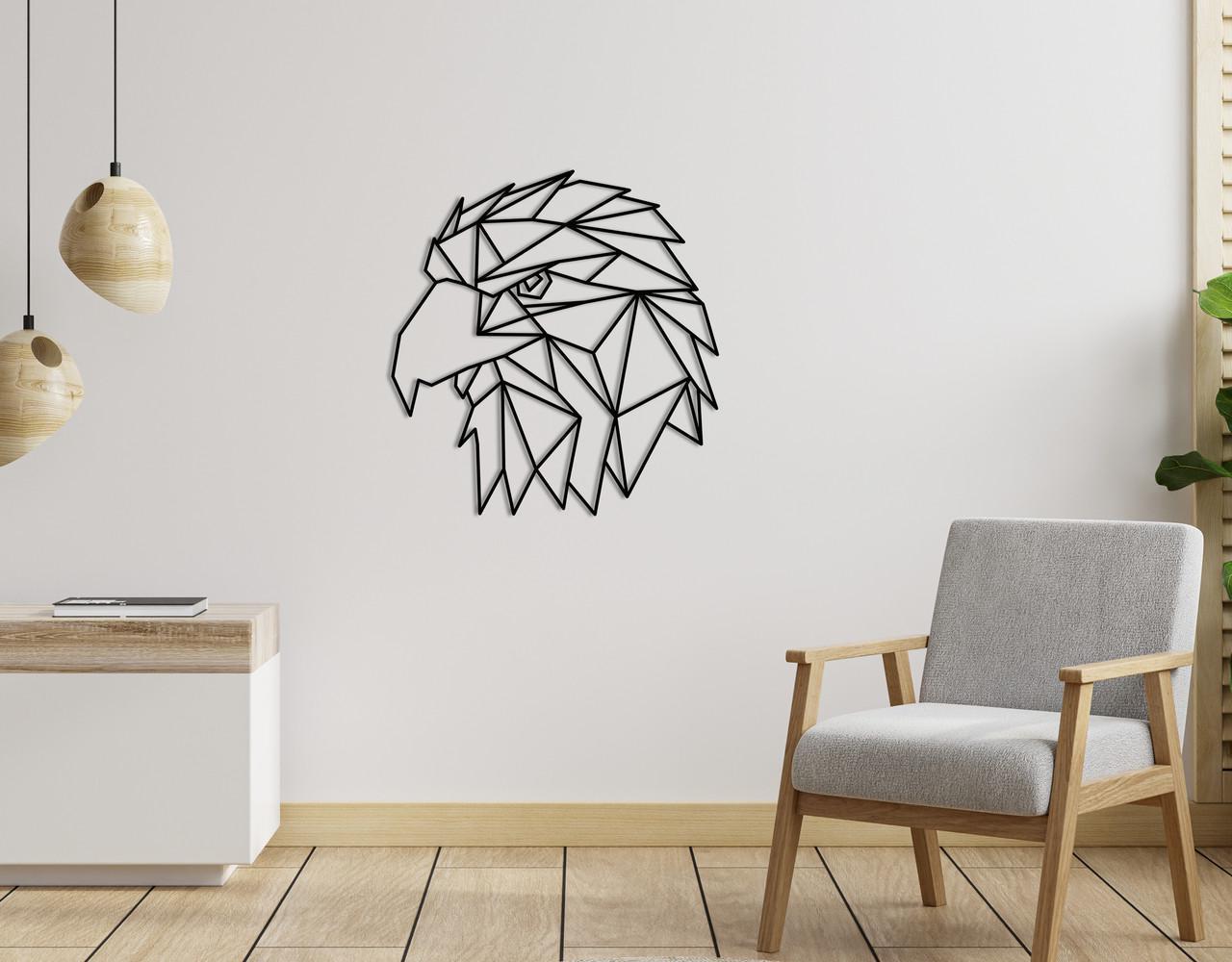 Декоративное панно на стену Upwood Decor Eagle 84х80 см Black (1585076593)