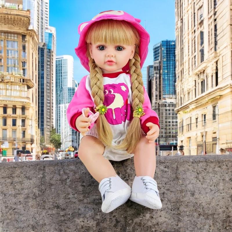 Лялька Поліна Reborn Doll Вінілова можна купати