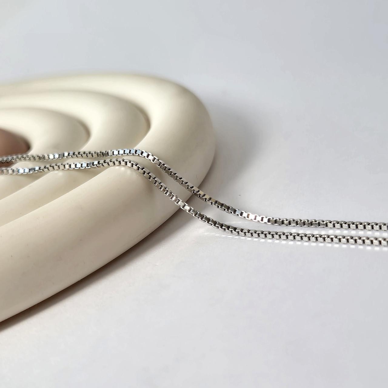 Колье серебряное Квадратное 45 см 925 проба 2,60 г (805р2/45)