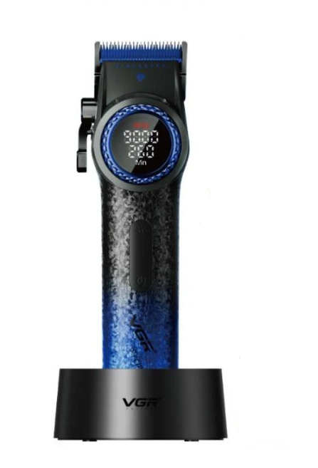 Машинка акумуляторна VGR для стриження Blue (V-001)