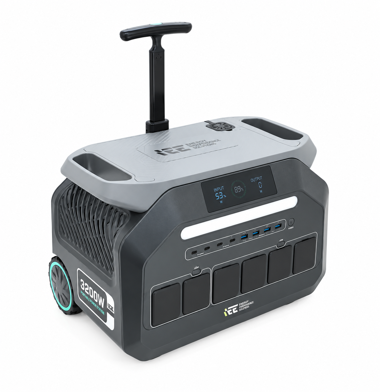 Зарядная станция IEETek P3200 и ИБП 4 розетки 3200 Вт 2048 Вт/ч (IEETek P3200) Зарядная станция IEETek P3200 и ИБП 4 розетки 3200 Вт 2048 Вт/ч (IEETek P3200)