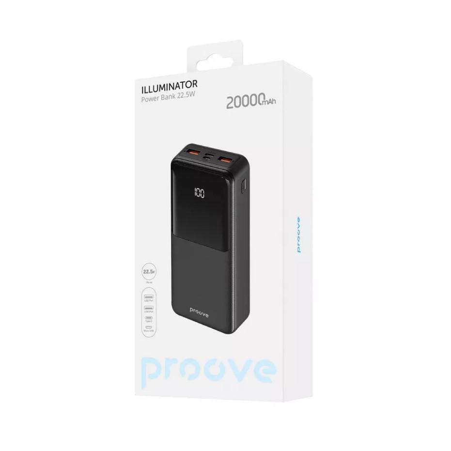 Повербанк УМБ Proove Illuminator 22,5 W 20000 mAh - фото 2