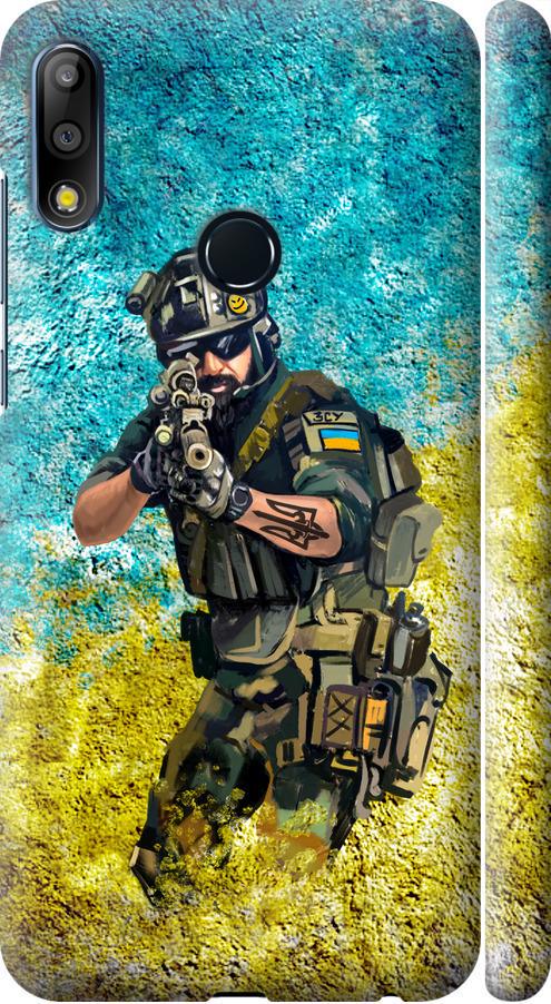 Чехол на Asus Zenfone Max Pro M2 ZB631KL Воин ЗСУ (5311m-1641-42517)