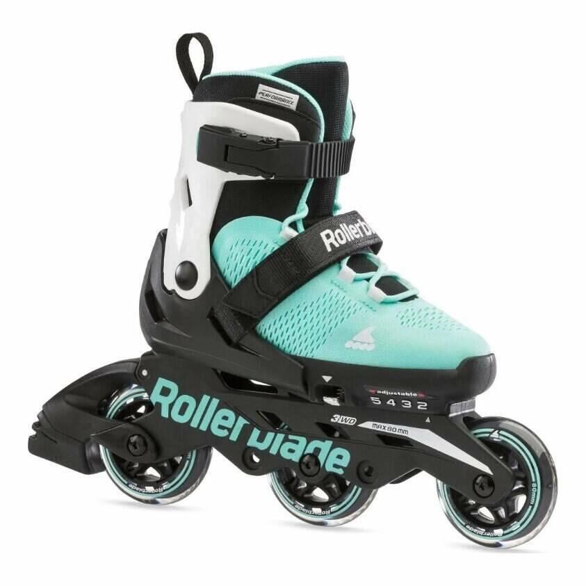 Ролики дитячі Rollerblade Microblade Free 3WD G 2021 Agua White (Аopt.roliki16)