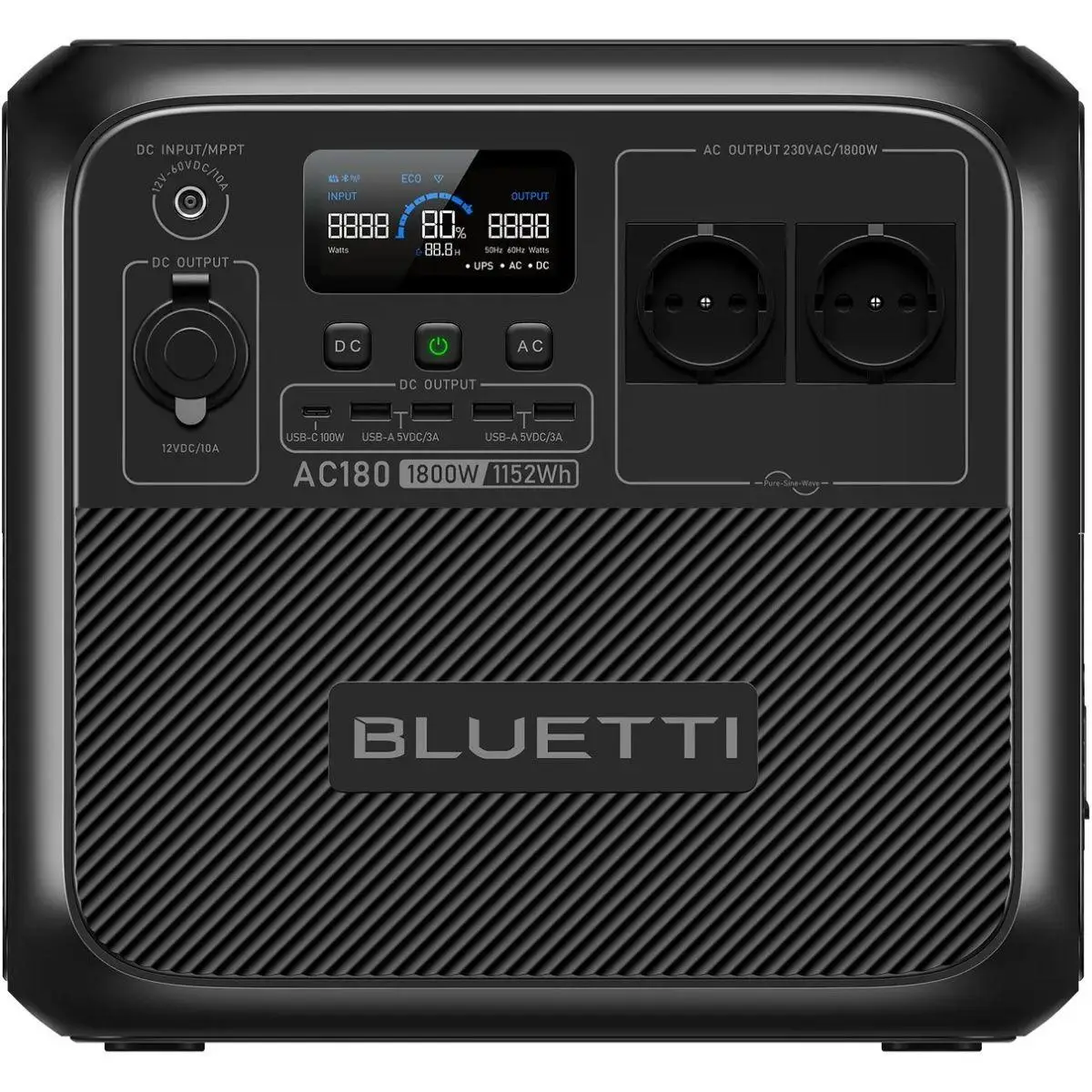 Зарядна станція BLUETTI AC180 Black