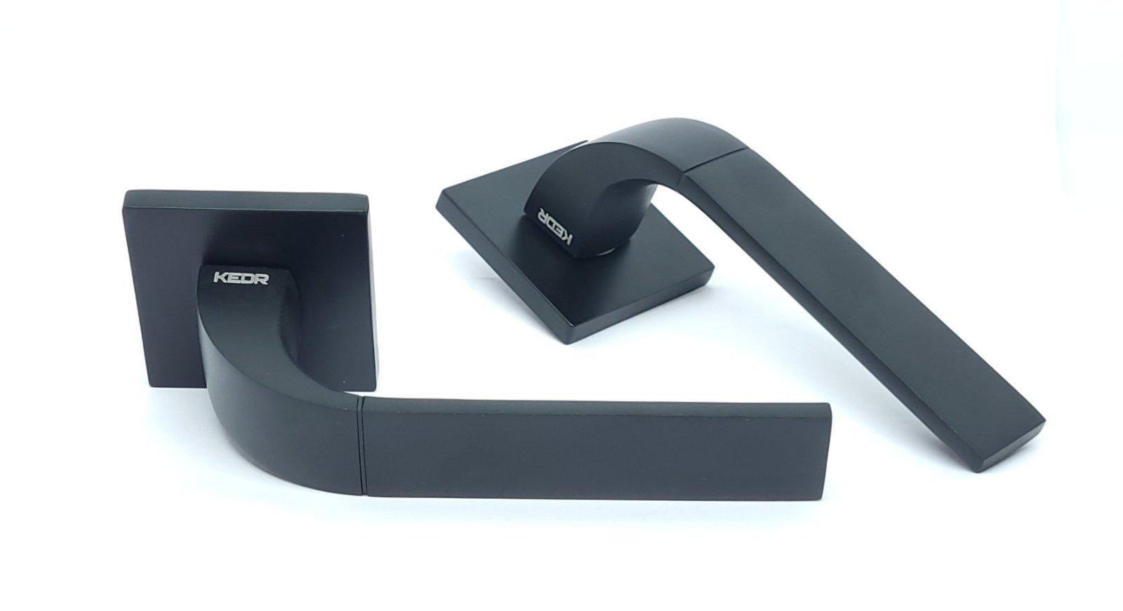 Ручка Kedr на розетці квадрат Ultra R21.170 MBP Чорний