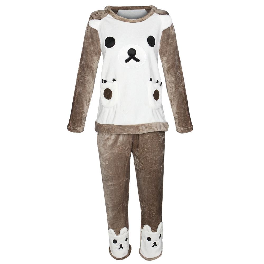 Пижама женская теплая махровая Bear M White - фото 4 Пижама женская теплая махровая Bear M White - фото 4