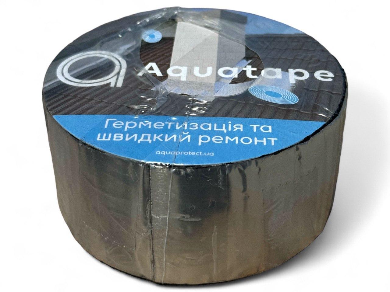 Герметизуюча бітумна стрічка Aquatape 50 мм х 3 м (62761) Герметизуюча бітумна стрічка Aquatape 50 мм х 3 м (62761)
