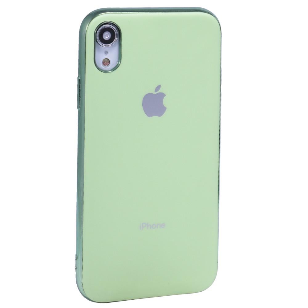 Чохол для Apple iPhone Xr Matte Silcone Series Light Green