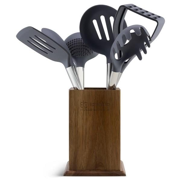 Набор кухонных приборов Edenberg EB-7792 на деревянной подставке 7 пр.