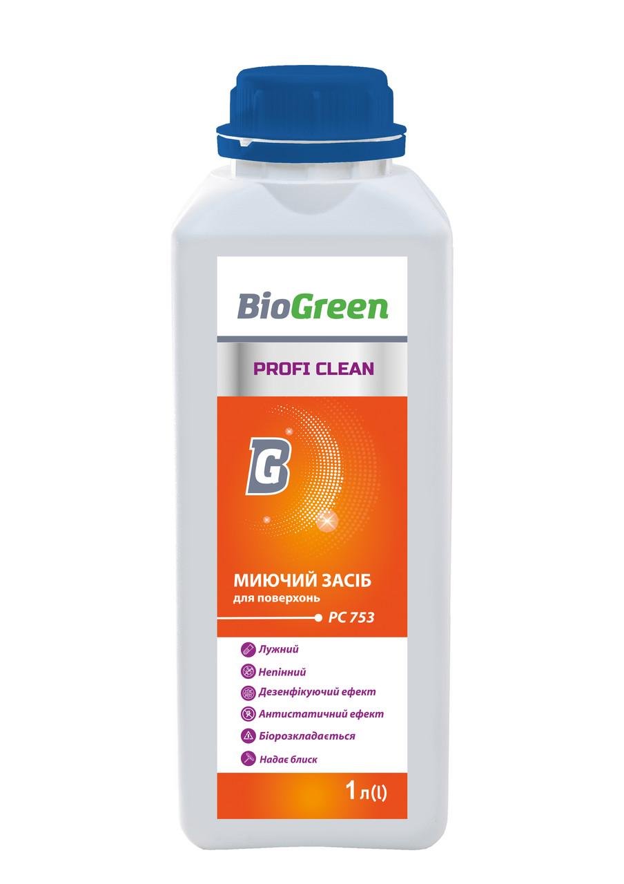 Миючий засіб для поверхонь Biogreen Profi clean 753 1 л