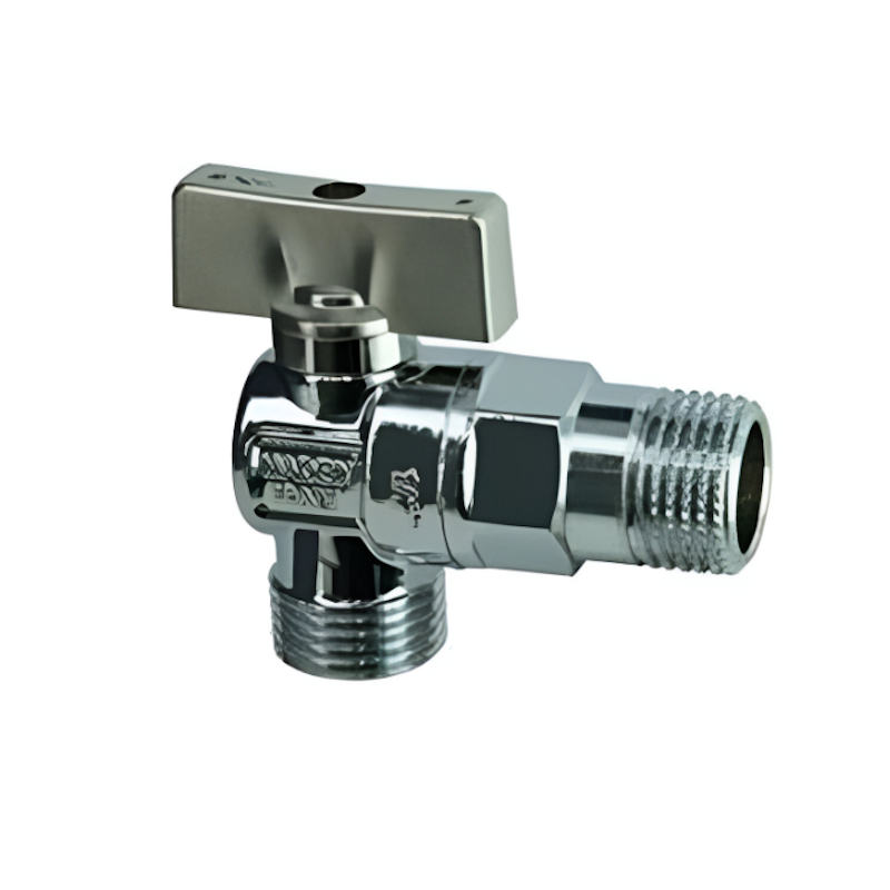 Кран шаровой угловой Bugatti ЗЗ 1/2"x1/2" (SW-40166)