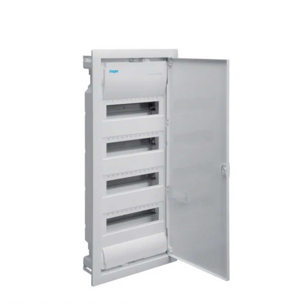 Щит розподільчий Hager VU60UA Volta 60/5x12+10 пластик для врізного монтажу ip30 Білий (26911673)