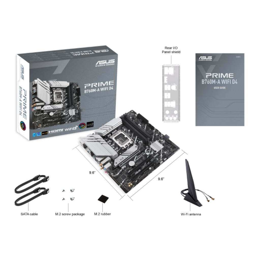 Материнська плата Asus PRIME B760M-A Wi-Fi D4 (12773526) - фото 5