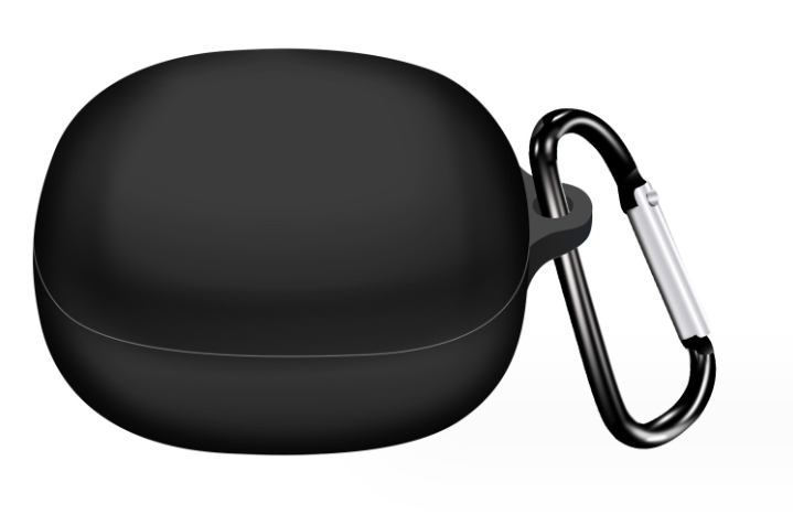 Чехол-накладка DK Silicone Candy Friendly с карабином для Anker SoundCore Liberty 4 Black - фото 1 Чехол-накладка DK Silicone Candy Friendly с карабином для Anker SoundCore Liberty 4 Black - фото 1