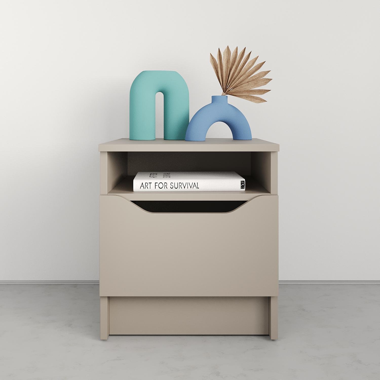 Тумба приліжкова MebelStar Лілу 40x40x44,5 см Кашемір (MBS-1310) - фото 2