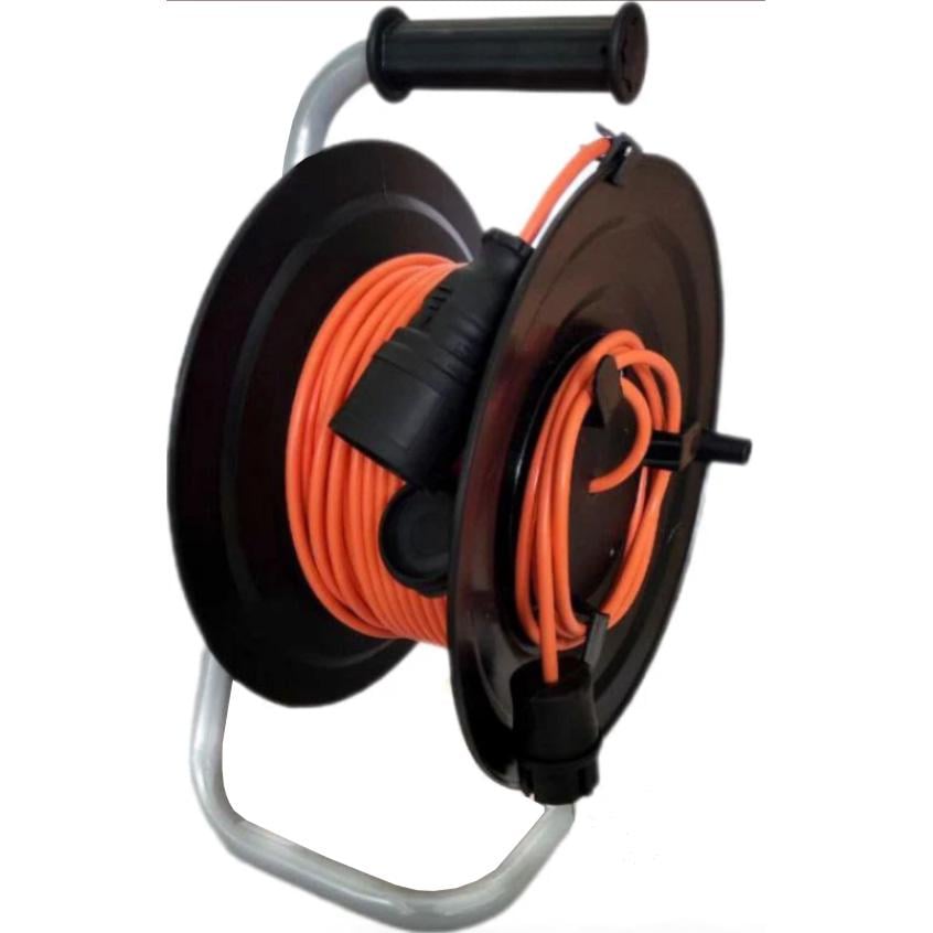 Подовжувач на катушцi б/з Sokol 30 м Поморанчевий (26768440)