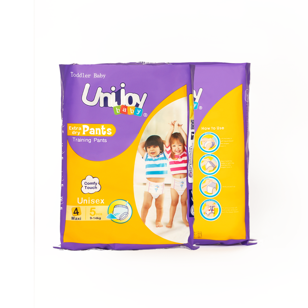 Підгузки-трусики UNIJOY Soft Pants ультратонкі органічні 5 шт. L 9-14 кг (PL5) - фото 2