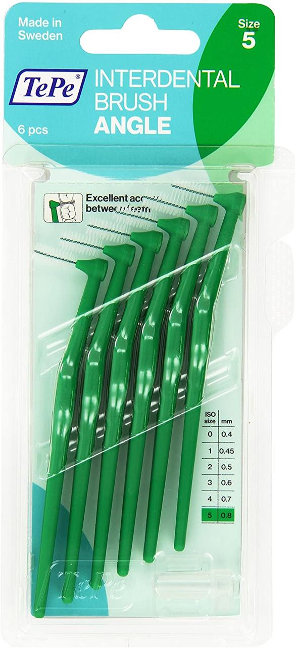 Міжзубні щітки TePe Angle IDB Green 0,8 мм (1257365687)