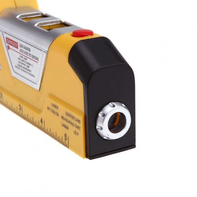 Лазерный уровень Easy Fix Laser Level Pro 3 со встроенной рулеткой (3520) - фото 5