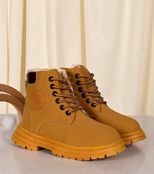 Ботинки детские Red Sun LD612 зимние р. 34 Коричневый (30668592) - фото 4