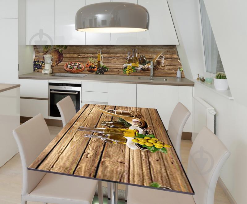 Наклейка виниловая на стол Zatarga  "Деревянный" 650х1200 мм