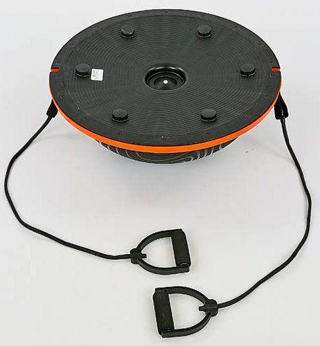 Балансировочная платформа Bosu с эспандерами Черно-оранжевый (56363089) - фото 2 Балансировочная платформа Bosu с эспандерами Черно-оранжевый (56363089) - фото 2