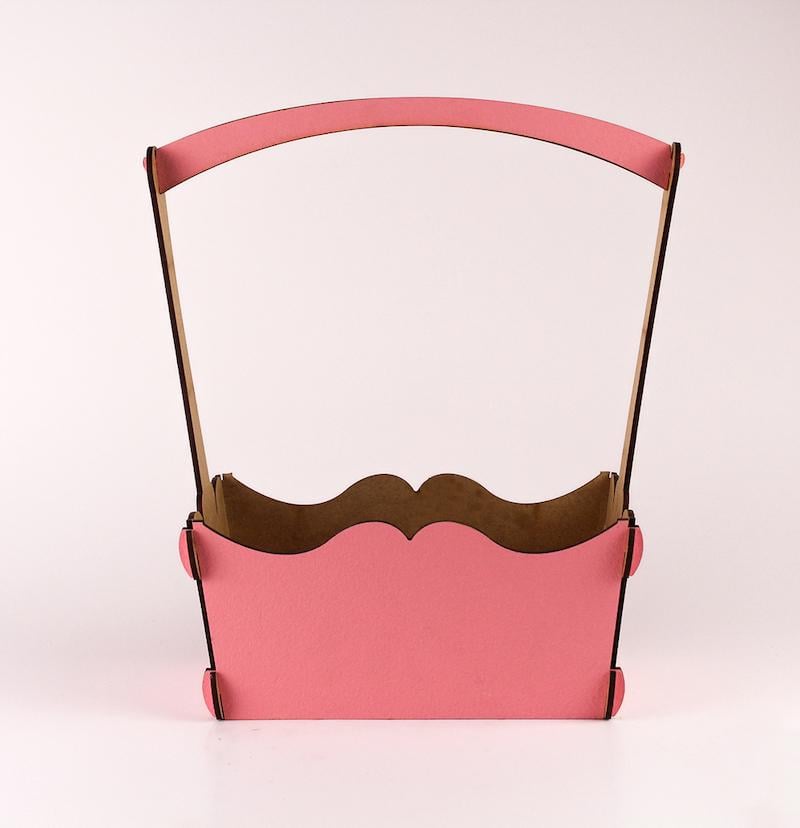 Корзина середня Рожевий (2065)