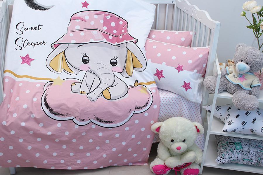 Комплект постельного белья детский Sweet sleeper 100% хлопок Pink (29-77-PTdeti-09) - фото 3